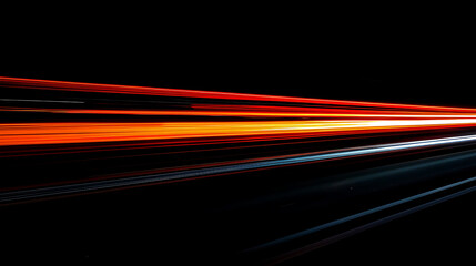 Dynamic light trails creating vibrant motion effects