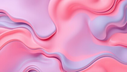 Fototapeta premium Abstract Pink and Purple Liquid Wave Design