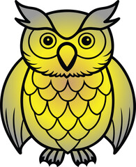 Owl design art and illustrato eps