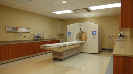Modern Hospital CT Scan Room Interior Design