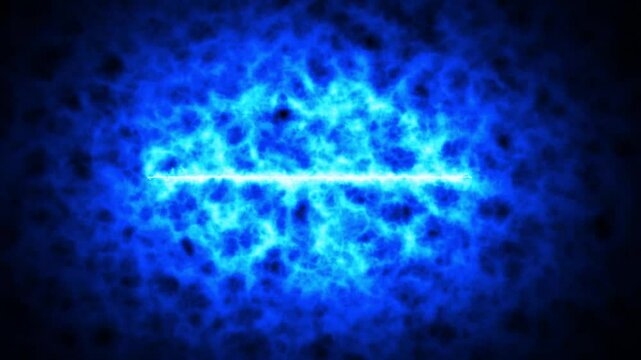 Arc Reactor saber Electric Glowing Lightning animation on Thunderbolt blue background.