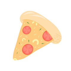 pizza slice fast food