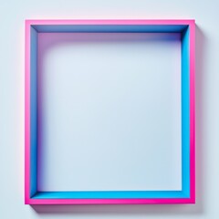 Pink and Blue Frame: A vibrant, minimalist design showcasing a pink and blue frame against a clean backdrop. The frame is a perfect template for product displays, showcasing art or personal creations.