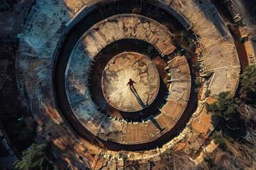 Obraz premium Stunning aerial visuals of selfie drones, detailed close-up shots