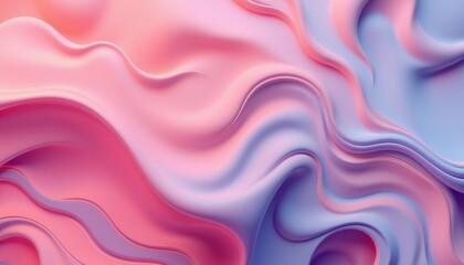 Fototapeta premium Abstract Pink and Purple Wave Background Design