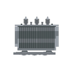 Distribution Transformer vector design. Perfect asset for education, training, research, presentation, and demonstration materials.