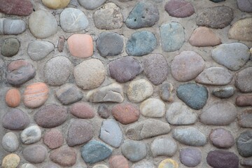 stone wall multi colored background