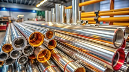 Tilt-shift photography showcases the diverse industrial applications of robust stainless steel tubing.