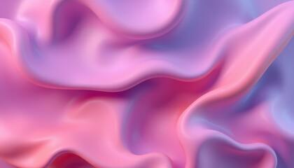 Obraz premium Abstract Pink and Purple Fluid Wave Design