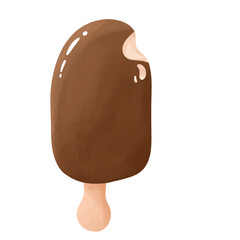 cute ice cream illustration