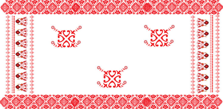 gamosa or gamusa from assam.gamosa textile pattern. gamosa or gamusa is an article of significance for the indigenous people of Assam, India. It is generally a white rectangular piece of cloth