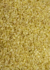 Wheat grain texture close up