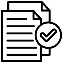 Approval Outline Icon