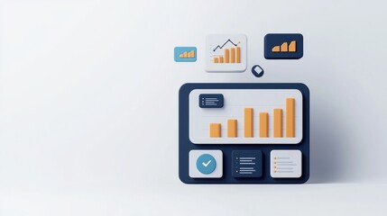 Digital Marketing Dashboard Visual Representation