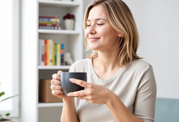Fototapeta premium woman using mobile phone