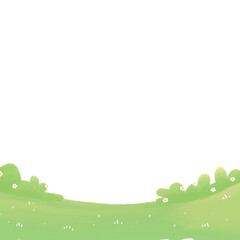 Obraz premium grass with white flower