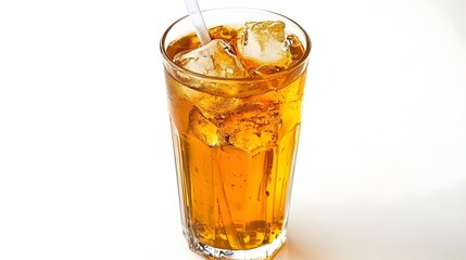 Refreshing drink experience glass of iced tea beverage photography bright background close-up summer vibes