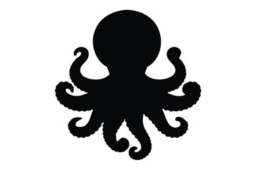 octopus silhouette With Vector illustration  © Crea Vector Designer
