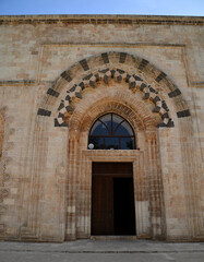 Fototapeta premium Located in Kiziltepe, Turkey, the Great Mosque was built in 1205.