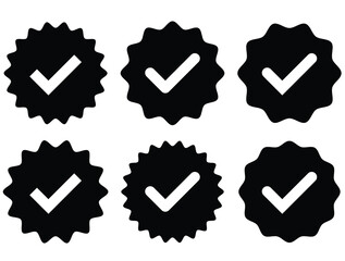 verified account icon vector