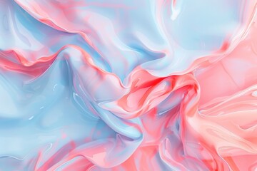 Abstract pastel color paint on blue background with copy space.