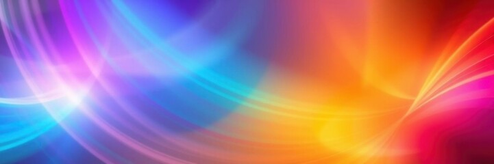 Obraz premium Vibrant Abstract Light Trails in Interplay of Colors Creating a Dynamic Background Suitable for Various Creative Projects and Design Endeavors