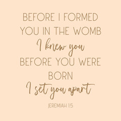 Bible Verse on pink background biblical poster vector illustration