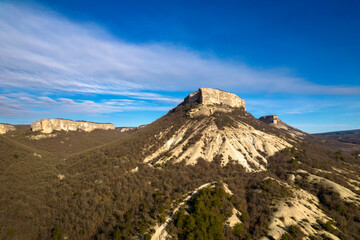 Kyz-Kermen mountain plateau on the Crimean peninsula
