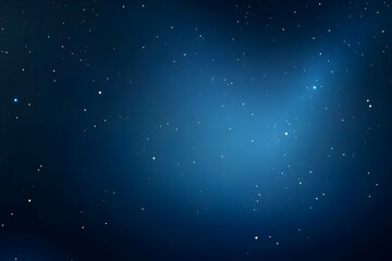 Dark Blue Starry Night Abstract Background