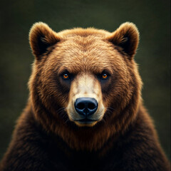 Fototapeta premium Concept photo of a bear with space for text