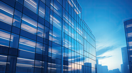 Modern architecture of the business center of the city