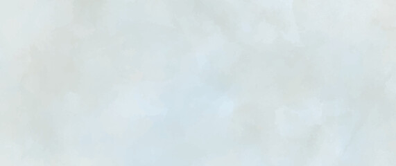 Watercolor vector texture background. Hand drawn grey blue abstract vector illustration for background. Template for design. Vintage grunge surface. Empty blank. Blue sky and clouds.
