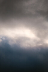 defocused stormy sky background