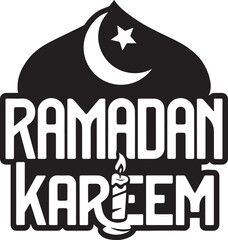 Ramadan Kareem, Ramadan Kareem T Shirt Design. Ramadan Kareem POD Design