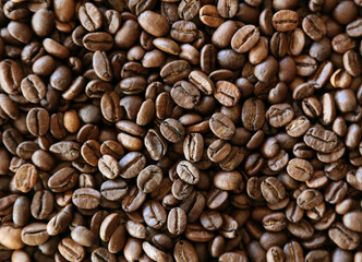 Roasted coffee beans