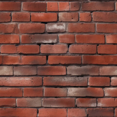 Fototapeta premium Seamless texture of brick wall.