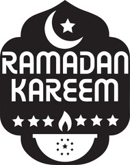 Ramadan Kareem, Ramadan Kareem T Shirt Design. Ramadan Kareem POD Design
