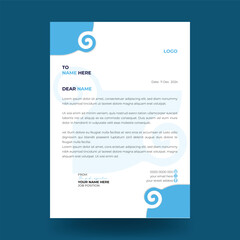 Professional business and corporate letterhead template