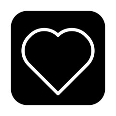 Heart shape icon. Concept of love, like, and favorite.