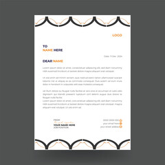 Modern business and clean letterhead template