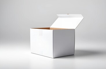 White Box on White Background