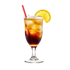 Cocktail Vector isolated or on white background. Mocktail. Summer soda