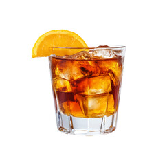 Cocktail Vector isolated or on white background. Mocktail. Summer soda