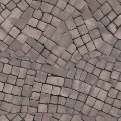 Seamless texture of pavement tiles.