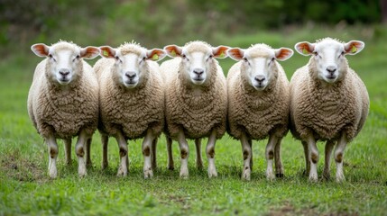 Obraz premium Livestock farming balances food production with animal care.