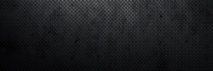 Textured Black Metal Background with Diamond Plate Design, Ideal for Industrial, Grunge, and Modern Visual Projects, Perfect for Websites, Advertisements, and Graphic Designs