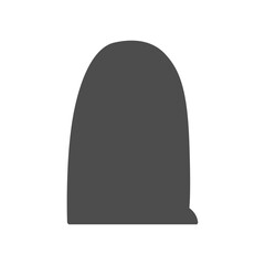 Vector flat illustration in grayscale. Icons of man and woman. Avatar, user profile, person icon, profile picture. Suitable for social media profiles, icons, screensavers and as a template.