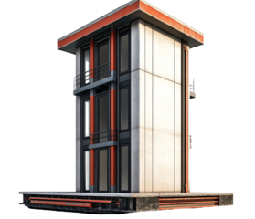 Elevator Isolated on White Background - Vertical Transport