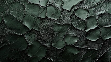 Detailed close-up of dark crocodile leather texture showcasing unique patterns
