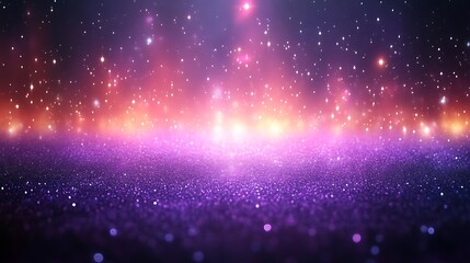Glittering Purple and Pink Sparkle Background